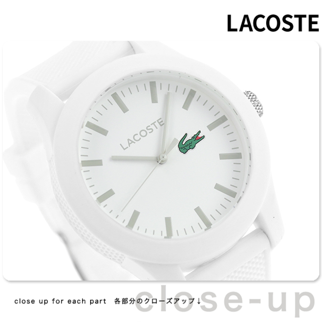 4/7はさらに+20倍 ラコステ L.12.12 クオーツ 腕時計 ブランド メンズ LACOSTE 2010762 アナログ ホワイト 白