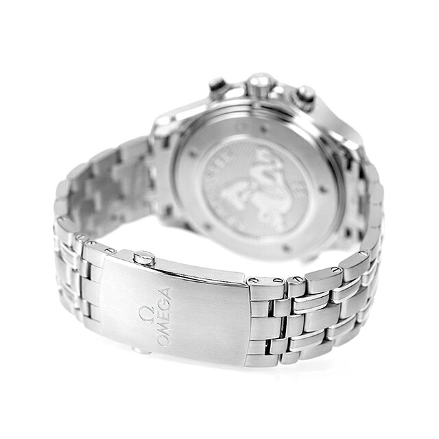 【新品】オメガ OMEGA 腕時計 メンズ 212.30.44.52.01.001 シーマスター コーアクシャル クロノメーター GMT クロノグラフ 自動巻き ブラックxシルバー アナログ表示 オメガ シーマスター コーアクシャル クロノメーター GMT クロノグラフ
