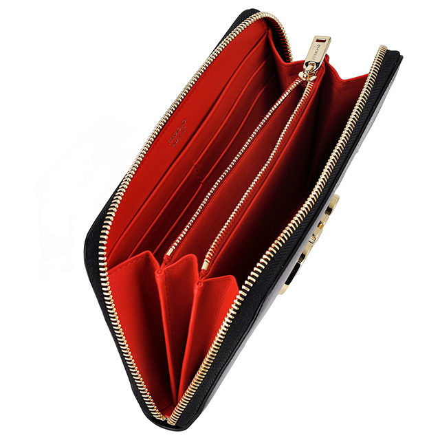 フェラガモ 長財布 レディース Ferragamo 220626CALF NER 770 772