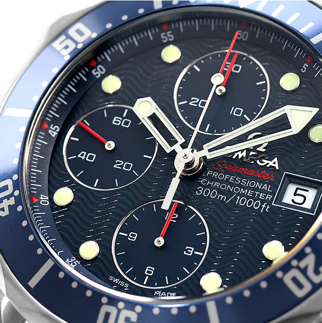 ダイバー 300M オメガ シーマスター オートマチック 41.5mm 自動巻き