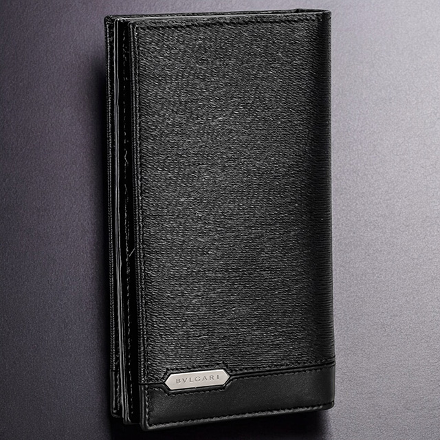 BVLGARI（ブルガリ） 長財布 メンズ レザー 284731 BLK ブラック