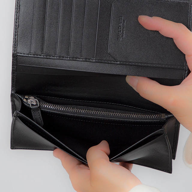 BVLGARI（ブルガリ） 長財布 メンズ ブランド BVLGARI 36966 BLK