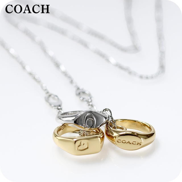 COACH（コーチ） ネックレス レディース ブランド ペンダント リング 3