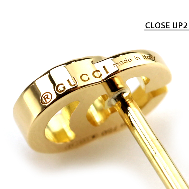 GUCCI グッチ ピアス メンズ レディース ブランド GGランニング 18K