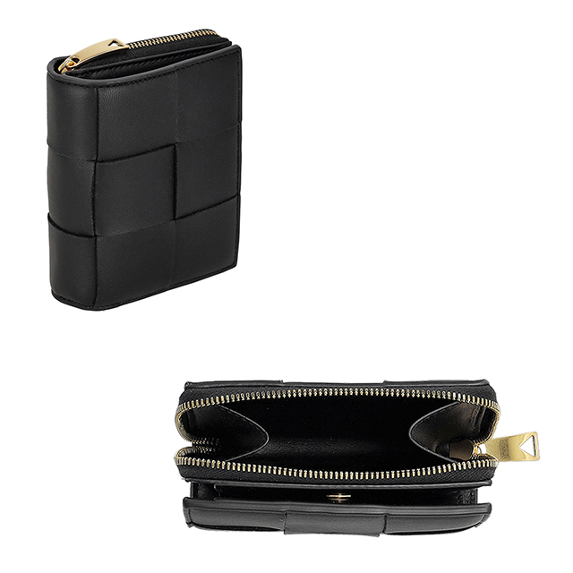 BOTTEGAVENETA二つ折り財布 BOTTEGA VENETA（ボッテガ・ヴェネタ） 二つ折り財布 コンパクト