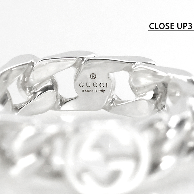 GUCCI（グッチ） 指輪 メンズ レディース インターロッキング 10サイズ