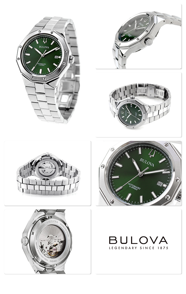 ブローバ クラシック 自動巻き 腕時計 ブランド メンズ BULOVA 96B464  