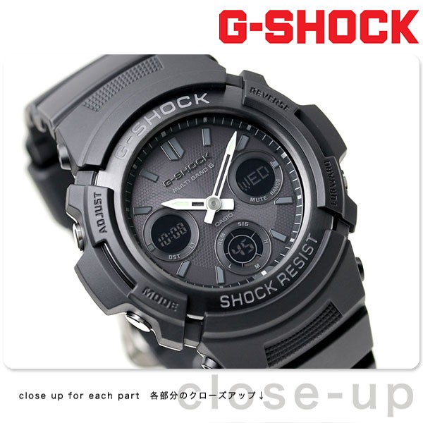 gショック ジーショック G-SHOCK ブラック 電波 ソーラー AWG