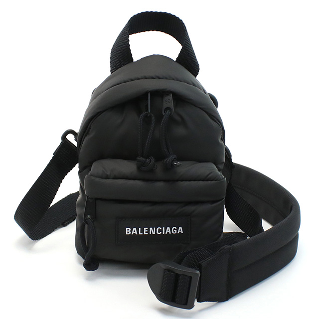 BALENCIAGA バレンシアガ　ナイロン バックパック ブラック BALENCIAGA（バレンシアガ） 斜め掛け ショルダーバッグ ユニセックス