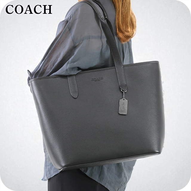 COACH コーチ トートバッグ 2way ショルダー メンズ レザー C9876 QB