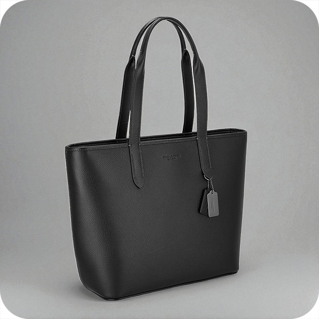 COACH コーチ トートバッグ メンズ ブランド レザー C9876 QB BK