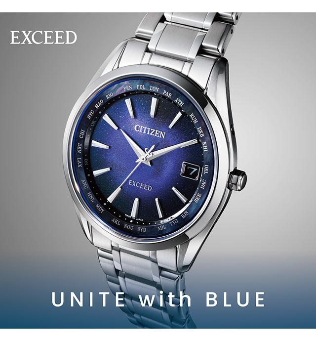 EXCEED(CITIZEN) シチズン エクシード UNITE with BLUE 腕時計