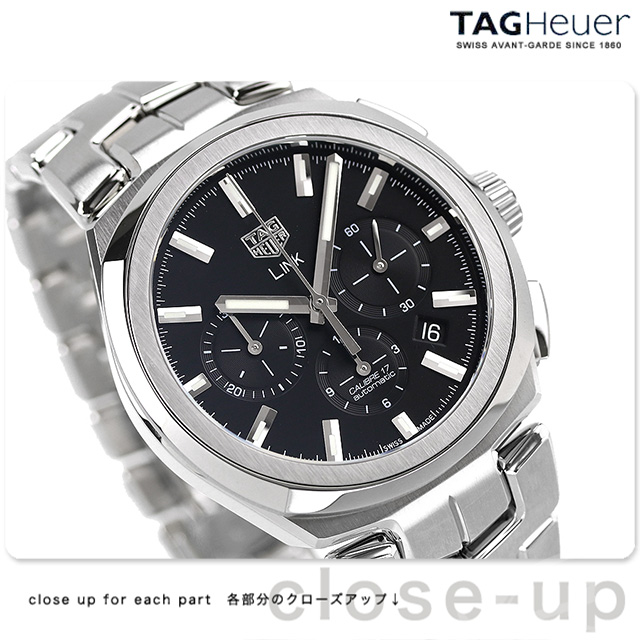 TAG Heuer Link Chronograph Calibre 17 Automatic Men 41 mm - CBC2110.BA0603