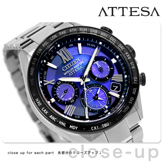 新品　シチズンアテッサ　GPSソーラー電波時計 CC4075-50L チタン CC4075-50L: CITIZEN | シチズンウオッチ オフィシャルサイト