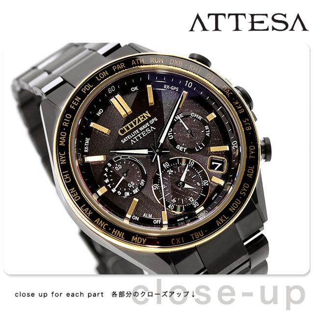 ACT Line シチズン アテッサ LIGHT in BLACK Eco-Drive 50th