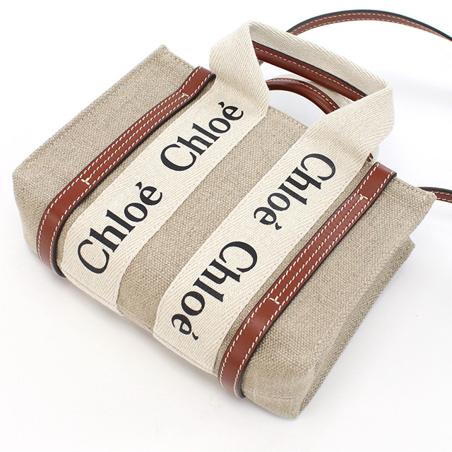 クロエ トートバッグ レディース ブランド CHLOE イタリア CHC22AP237I26 WHITE-BROWN ホワイト系 バッグ Chloe（クロエ） トートバッグ レディース ブランド イタリア