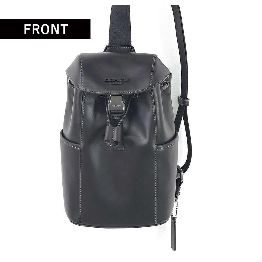 大容量 COACH コーチ ボストンバッグ 肩掛け ブラック B261 COACH（コーチ） ショルダーバッグ 斜めがけ メッセンジャーバッグ