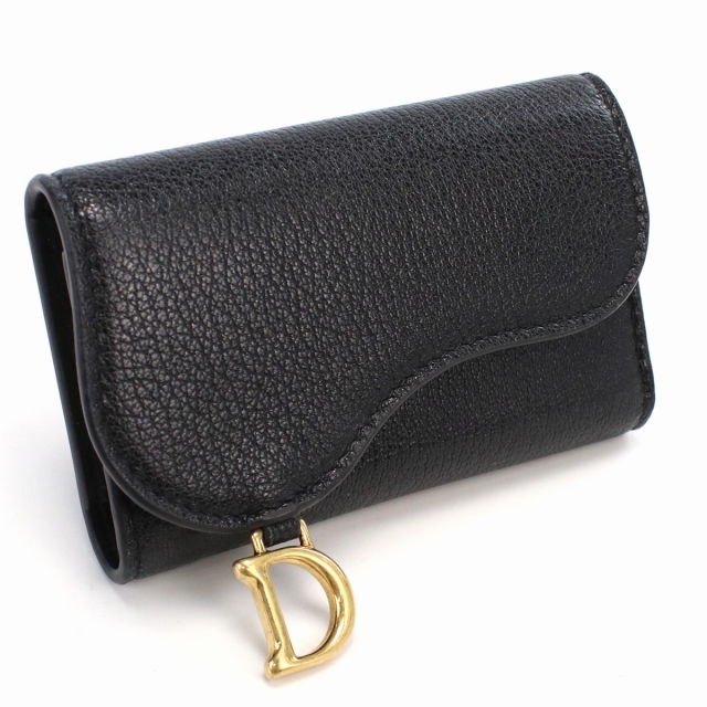 【大人気】ディオール　キーケース　4連リング　トロッター　良品　ベージュ×黒 Christian Dior（クリスチャン・ディオール） ディオール ブランド