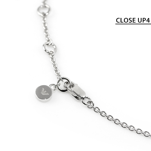 極美品EMPORIO ARMANIネックレス シルバー925 ピンクゴールド エンポリオアルマーニ EMPORIO ARMANI ネックレス EG3477221