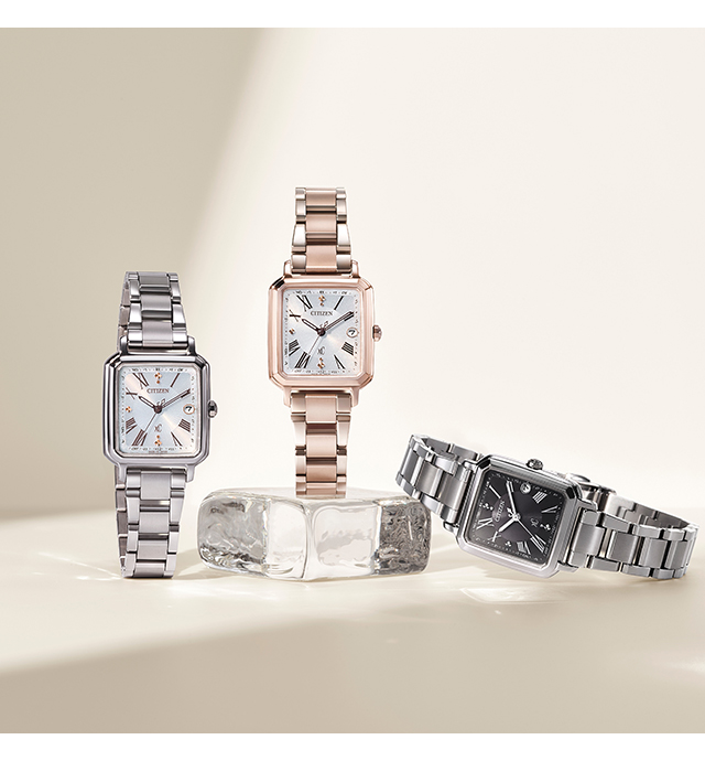 hikari コレクション シチズン クロスシー collection Square 2way