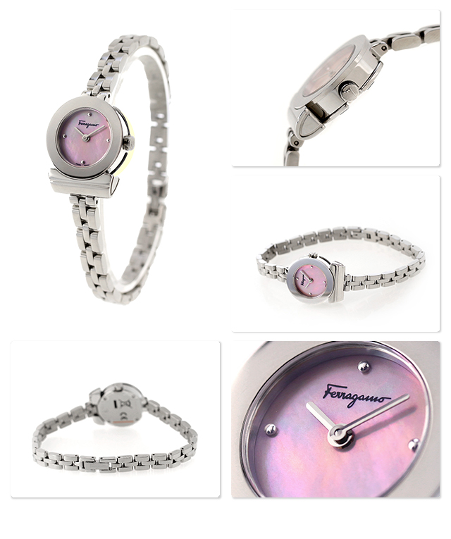 Salvatore Ferragamo サルヴァトーレフェラガモ ガンチーニ FBF070017 ピンクシェル クォーツ レディース 腕時計 Salvatore Ferragamo フェラガモ Ferrgamo ガンチーニ レディース 時計