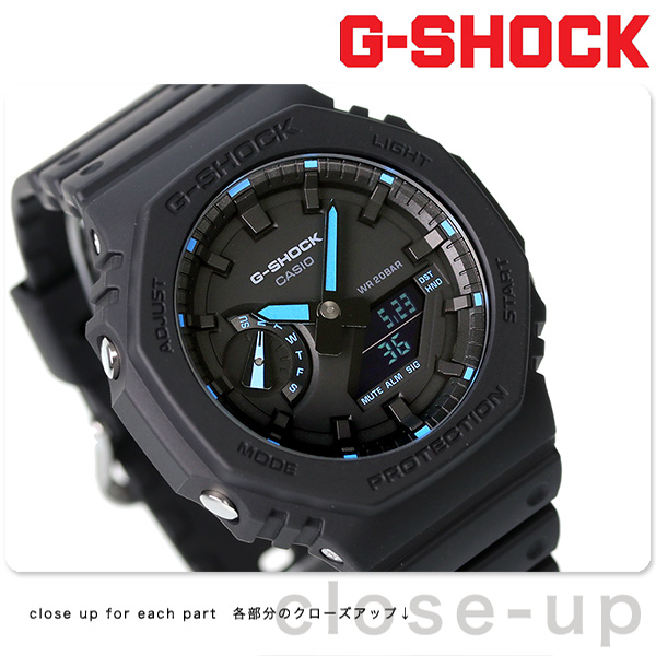 G-SHOCK GA-2100 ブラック/パープル デジタル腕時計 G-SHOCK GA-2100 ブラック/パープル デジタル腕時計 G-SHOCK GA