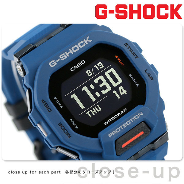 G-SHOCK GBD-200-2DR ジースクワッド GBD-200シリーズ GBD-200-1JF | CASIO