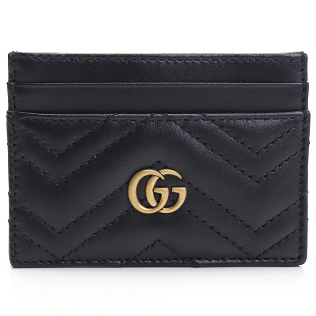 グッチ カードケース レディース ブランド GUCCI LION TRAP.CHEVRON レザー イタリア 443127 ブラック 財布 GUCCI（グッチ） カードケース レディース ブランド LION TRAP.CHEVRON