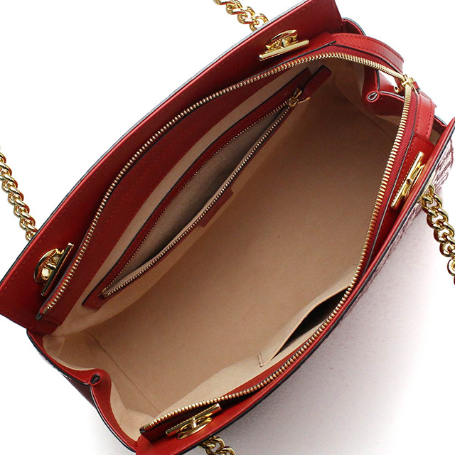 GUCCI グッチ トートバッグ レディース ブランド レザー 453773 レッド