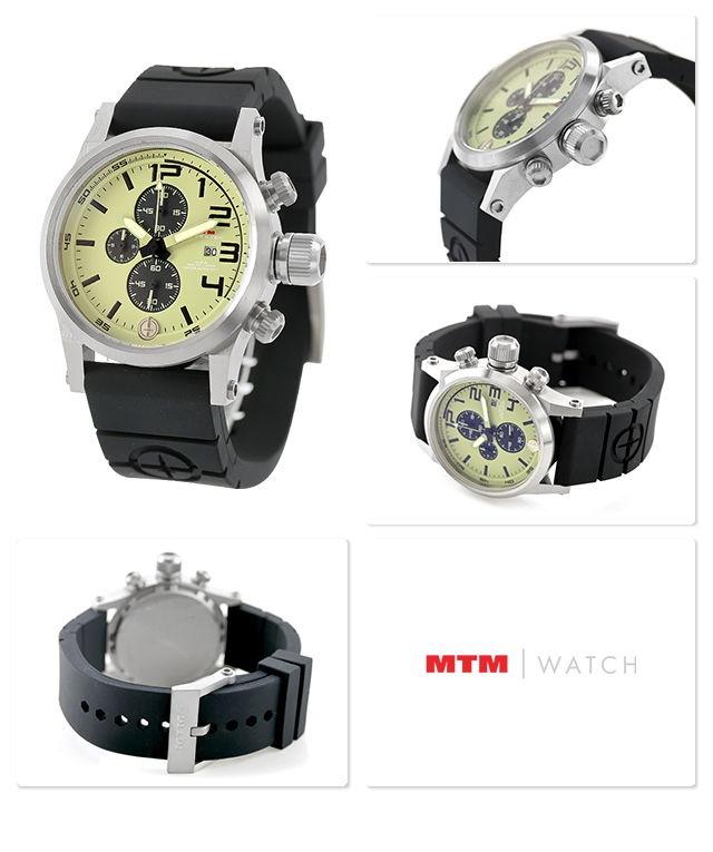 MTM エム ティー ハイパーテック クロノ 3A クォーツ 電池式 腕時計  