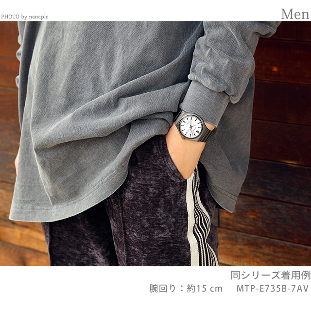 CASIO カシオ チープカシオ クォーツ 電池式 MTP-E735B-7AV CASIO カシオ チープカシオ クォーツ 電池式 MTP-E735B-7AV