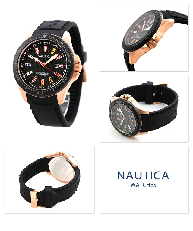 25日は+10倍でP最大11倍 ノーティカ NAUTICA メンズ 腕時計 100ｍ防水