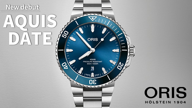 AQUIS オリス アクイスデイト ダイヤモンド 36.5mm 自動巻き 腕時計  