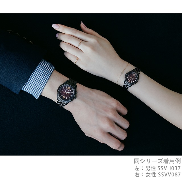 SEIKO LUKIA 腕時計 自動巻き ブラウンレザー LUKIA セイコー ルキア ペア限定モデル 電波ソーラー 腕時計