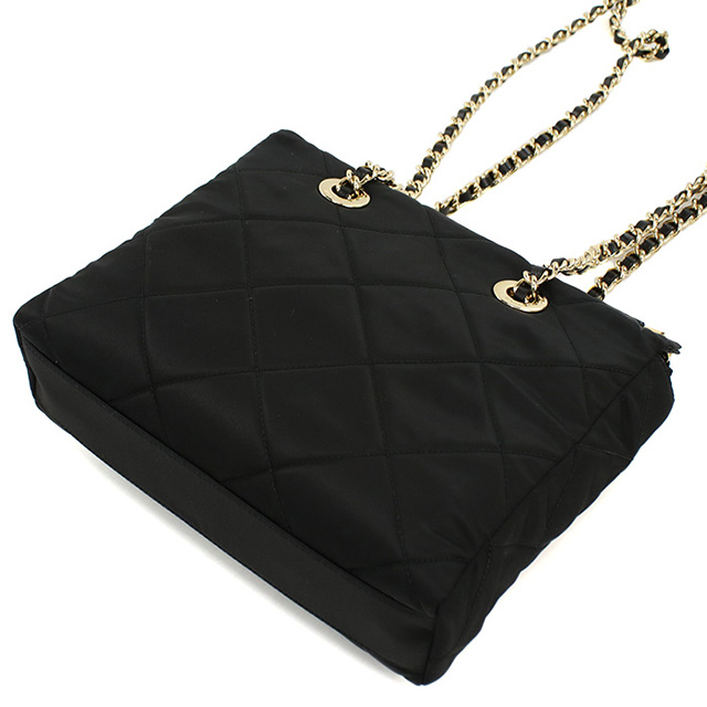 PRADA ブラックレザー ショルダーバッグ PRADA（プラダ） プラダショルダー レディース ブランド イタリア