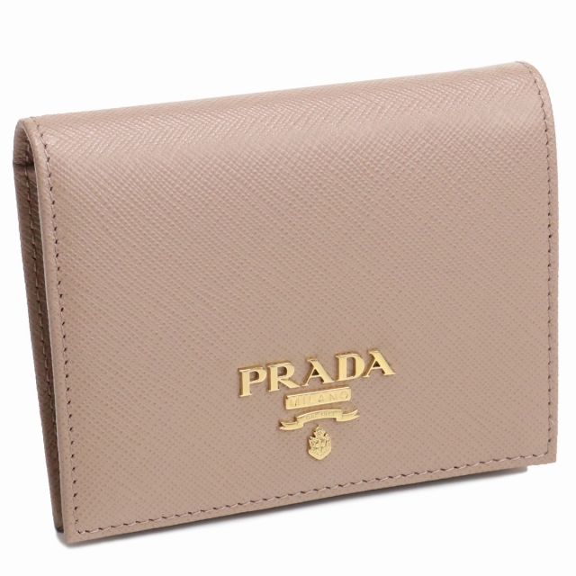 PRADA（プラダ） ブランド 二つ折り財布 レディース SAFFIANO METAL