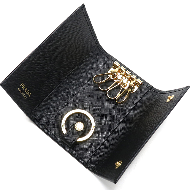 PRADA（プラダ） 4連キーケース コンパクト レディース ブランド PRADA