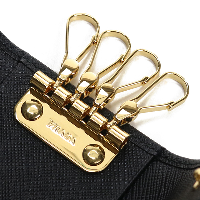 PRADA（プラダ） 4連キーケース コンパクト レディース ブランド PRADA