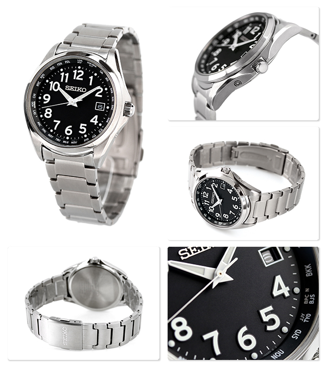 SEIKO SELECTION セイコーセレクション メンズ 見やすい チタン