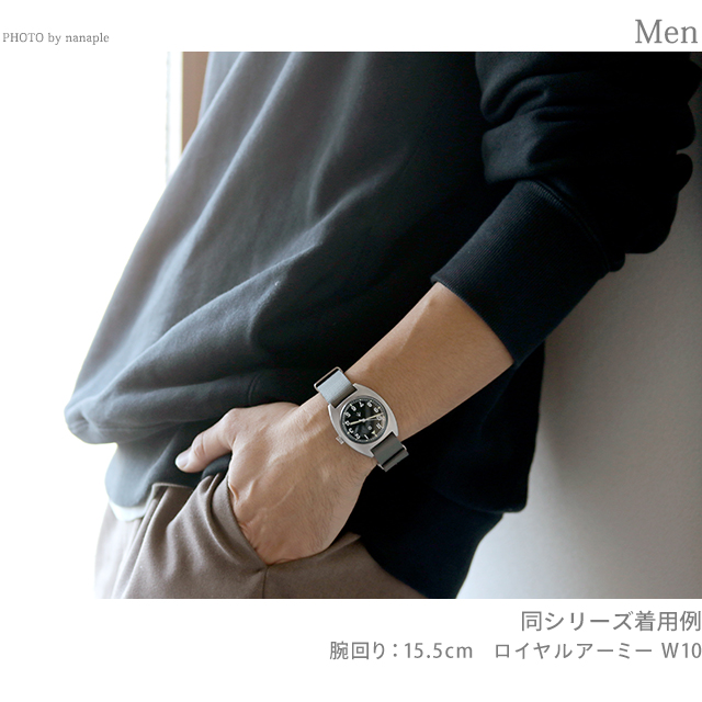 軍用クォーツ時計 MWC時計/クォーツダイバーズ サブマリーナNATO(BLACK/GREY) MWC