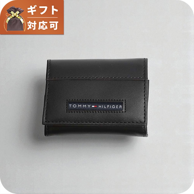   コインケース メンズ ブラック 31TL25X024-001 トミーヒルフィガー TOMMY HILFIGER コインケース 31TL25X024