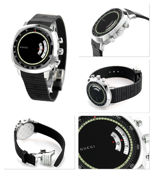 グッチ 時計 メンズ レディース クロノグラフ グリップ 40mm YA157301