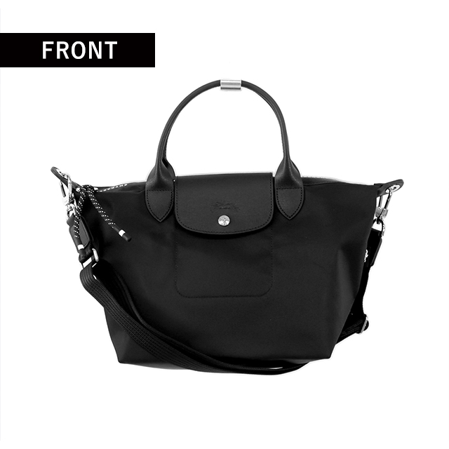 LONGCHAMP(ロンシャン) ショルダーバッグ ル プリアージュ エナジー S L1512HSR001 黒 2way/止水ファスナー レザー 楽天市場】ロンシャン ハンドバッグ ショルダーバッグ プリアージュ