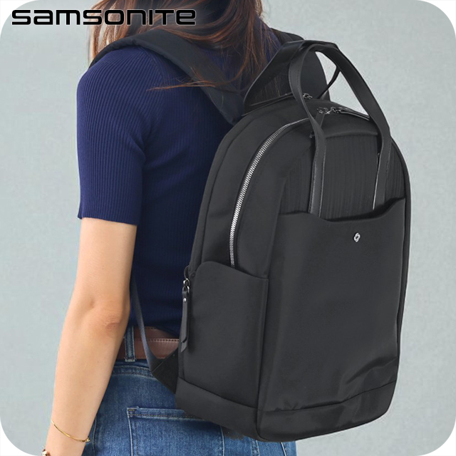【新品】 Samsonite サムソナイト ナイロン リュック バックパック 黒 Samsonite（サムソナイト） リュック メンズ レディース ブランド