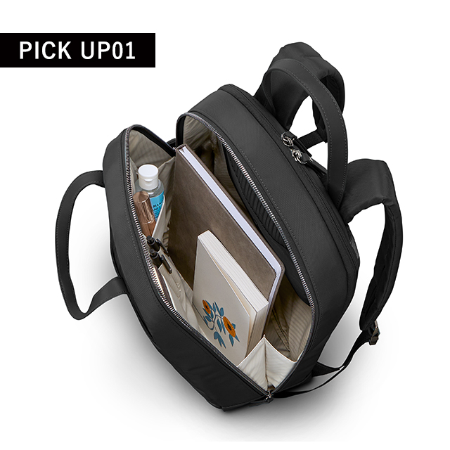 サムソナイト リュック メンズ レディース ブランド Samsonite SILHOUETTE 18 B＆A バックパック リュックサック スクールバッグ 153634-1041 ブラック バッグ Samsonite（サムソナイト） リュック メンズ レディース ブランド