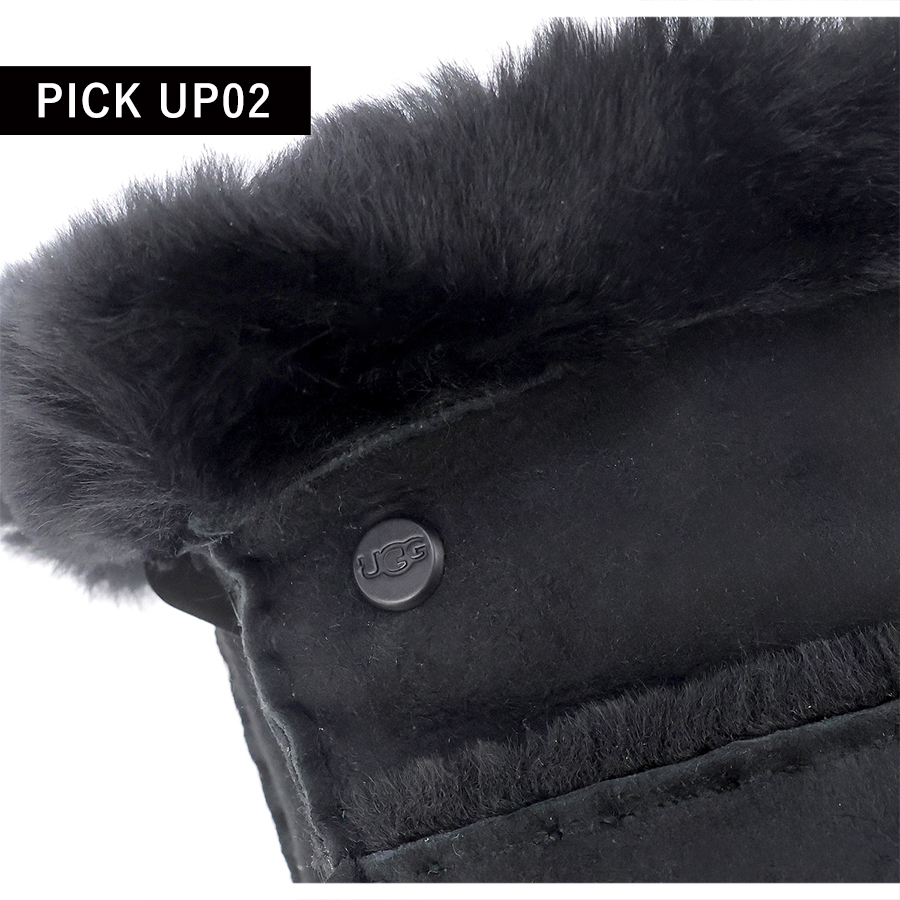 【新品】UGG アグ　手袋　ムートン　Lサイズ　黒 UGG Australia（アグオーストラリア） アグ 手袋 レディース ブランド