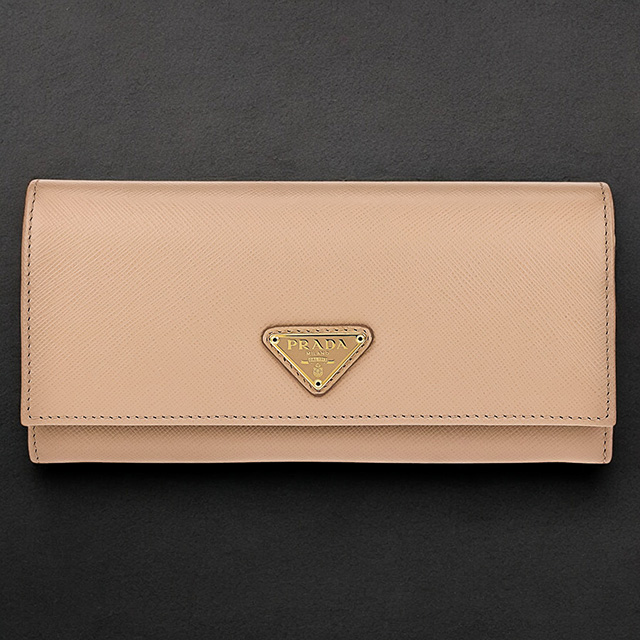 PRADA（プラダ） 長財布 レディース ブランド レザー 1MH132 ピンク