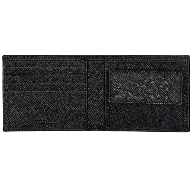 ブルガリ 二つ折り財布 メンズ ブランド BVLGARI 280287 BLK ブラック