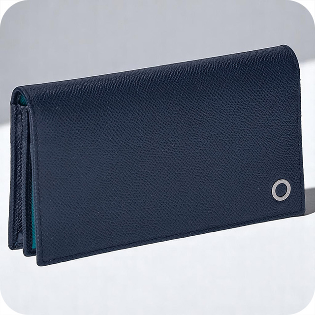 BVLGARI（ブルガリ） 長財布 メンズ ブランド レザー 288259 ネイビー