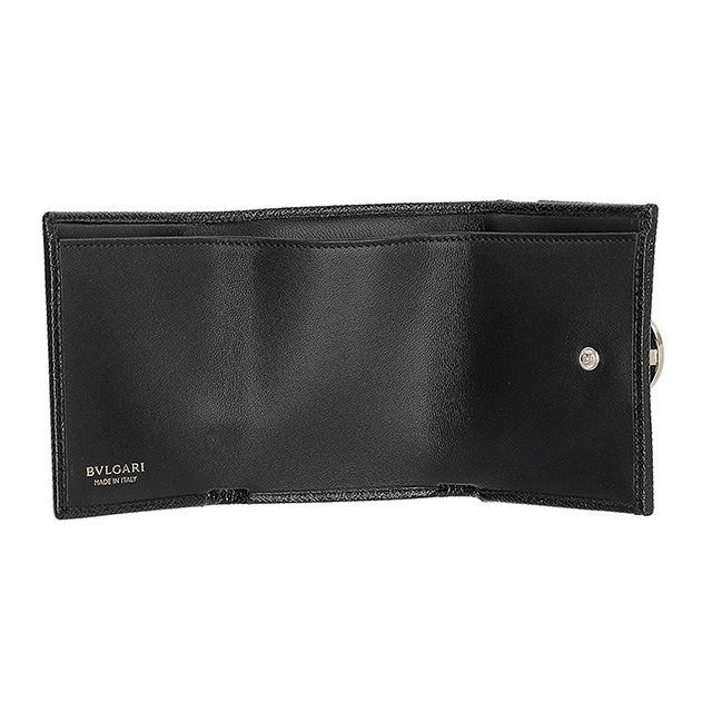 ブルガリ BVLGARI ブルガリブルガリ 三つ折り財布 財布 レザー レディース ブラック系 288648 【新品】 ブルガリ 三つ折り財布 レディース ブランド BVLGARI 288648 BLK